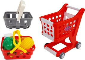 LEAN Toys Obchodná súprava pokladničný vozík