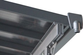 BRUCE J pergola - TRANSPARENTNÉ polykarbonát