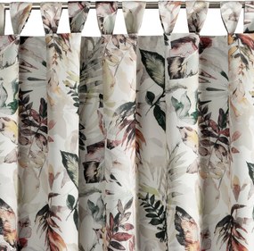 ZÁHRADNÝ VODEODOLNÝ ZÁVES NA PÚTKACH GARDEN 155X200 CM KVETY