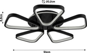 BERGE Stropná LED lampa Nashville 57W CCT