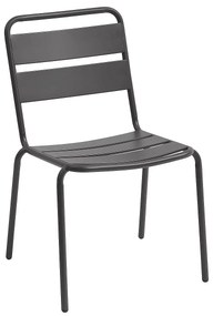 Kovová stolička RUBBY (antracit)