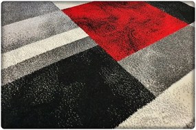 Dekorstudio Moderný koberec SUMATRA - Červený vzor Rozmer koberca: 120x170cm