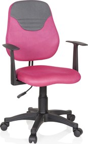 XXXLutz OTOČNÁ STOLIČKA PRE MLÁDEŽ, sivá, pink MID.YOU - Online Only detský nábytok - 001918002202