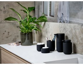 Čierna kameninová dóza s vekom Zone UME