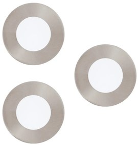 Eglo 33216-SADA 3× LED RGBW stmievateľné zapustené stropné svietidlo FUEVA-C LED/3W/230V