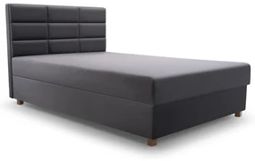 Jednolôžková posteľ 120 cm Picasso II (sivá) (s úl. priestorom a matracom) . Akcia -20%. Vlastná spoľahlivá doprava až k Vám domov. 1071512