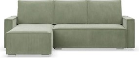 Rohová rozkladacia sedačka NOTO Poso 047 olivová