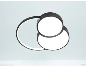 LED Stmievateľné stropné svietidlo LED/60W/230V 3000-6500K čierna + diaľkové ovládanie