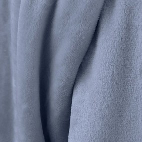 Svetlomodrá deka z mikroplyšu 130x170 cm Raschel Velvet – Catherine Lansfield