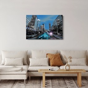 Obraz nočného mesta (90x60 cm)