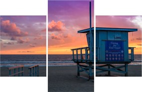 Obraz z pláže Santa Monica (90x60 cm)