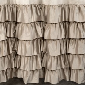 ZATEMŇOVACÍ ZÁVES NA KRÚŽKOCH DANI 140X250 CM BÉŽOVÁ