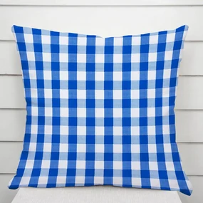 Biante Dekoračná obliečka na vankúš TF-070 Modro-biela kocka 40 x 60 cm