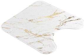 Biela/v zlatej farbe kúpeľňová predložka 45x45 cm Aquamarbre – douceur d'intérieur