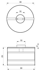 Stropné svietidlo RIM 1xE27/60W/230V