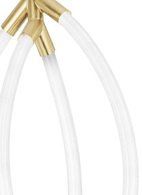 Toolight Toolight, LED závesné osvetlenie, 43W, G017-CP, zlatá-biela, OSW-06365