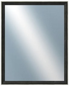 DANTIK - Zrkadlo v rámu, rozmer s rámom 40x50 cm z lišty Inclinata colori čierna (3132)