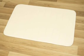 Kúpeľňový koberček Coral Velvet krémový
