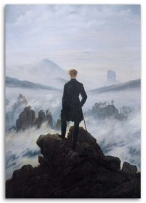 Gario Obraz na plátne Pútnik nad morom hmly - Caspar David Friedrich, reprodukcia Rozmery: 80 x 120 cm