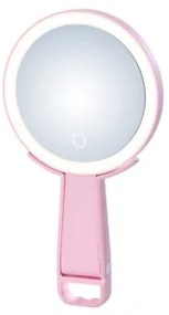Immax 09102L - LED+CCT Stmievateľné kozmetické zrkadlo SWEET LED/3W/5V ružové