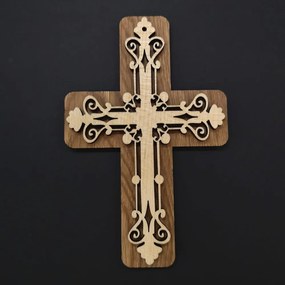 AMADEA Drevený kríž skladaný 16 cm
