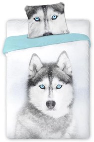 Bavlnená posteľná bielizeň Wild Husky 140x200 cm