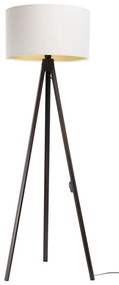 BPS Koncept Stojacia lampa STANDART 1xE27/60W/230V biela/wenge BS0491