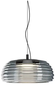 Redo 01-4541 - Stmievateľný LED luster na lanku ONDULA LED/12W/230V čierna/dymová