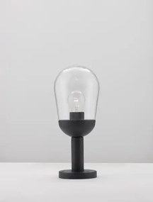 Vonkajšia záhradná lampa Omika B 15 tmavo sivé