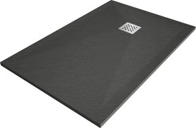 Mexen Stone+ obdĺžniková kompozitná sprchová vanička 140 x 70 cm, antracitová - 44717014