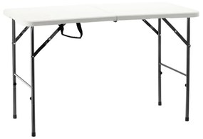 Skladací cateringový stôl PEGGY 120 cm biely