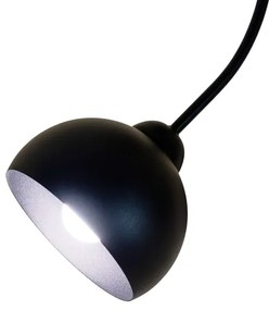 Prisadený luster QUEEN 3xE27/15W/230V čierny