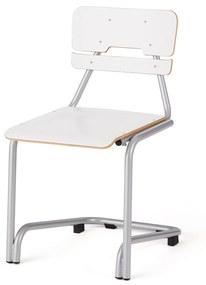 Školská stolička DOCTRINA, V 450 mm, biela