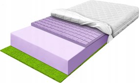 Penový matrac 160x180 morská tráva kocka 27 cm na tvrdý celulitíd H3