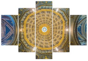 Obraz stropu Sienského kostola (150x105 cm)