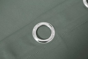 Záves OXFORD 140x270 cm, sivozelený Zavesenie: Riasiaca páska