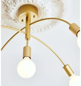 Markslöjd 108285 - Prisadený luster CYGNUS 5xE27/40W/230V zlatá