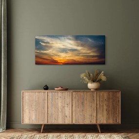 Obraz západu slnka (120x50 cm)