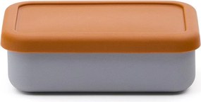 Modrý/oranžový silikónový detský desiatový box Lili – Kave Home