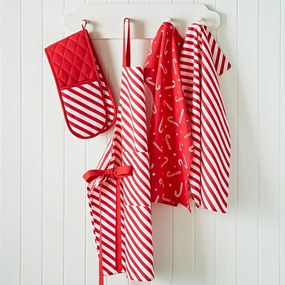 Bavlnená zástera Candy Cane – Catherine Lansfield