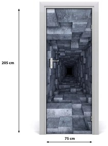 Samolepiace fototapety na dvere tunel 75x205 cm