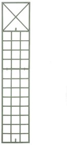 Mriežka na popínavé rastliny Trigo - 198 x 40 cm - Zelená antik
