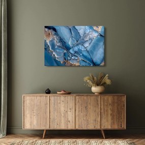 Obraz - Modrý členitý mramor (90x60 cm)