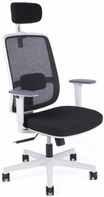 OFFICE PRO Kancelárska stolička CANTO WHITE SP čierna