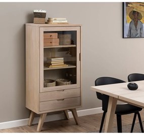 Vitrína v dekore duba 72x145 cm A-Line - Actona