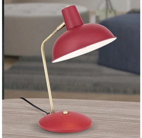 Orion - Stolová lampa FEDRA 1xE14/40W/230V červená/mosadz