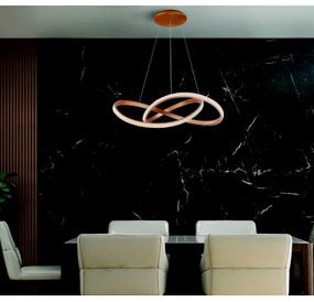 Azzardo AZ5097 - LED Stmievateľný luster na lanku INFINITY LED/80W/230V zlatá + DO