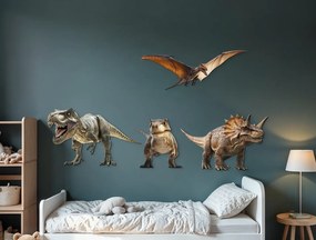 drevko |  Sada nálepiek na stenu Svet dinosaurov  78 x 120 cm