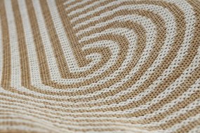 Koberec ORGANIC 1835 geometrický, krémový / naturálny