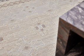 Diamond Carpets India, Ručne viazaný kusový koberec Anantara DESP P71 White Mix, 80x150, béžová, obývacia izba